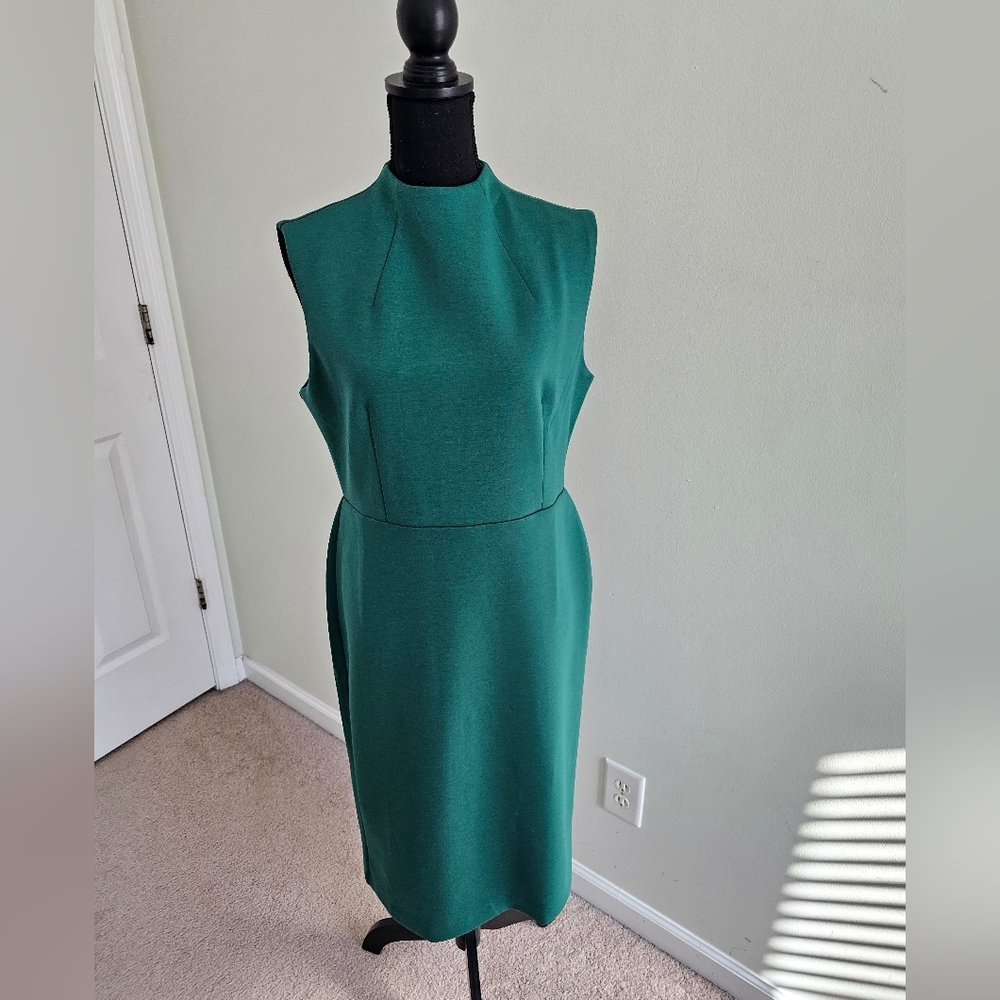 Ann Taylor Teal Midi Dress - Sz 8